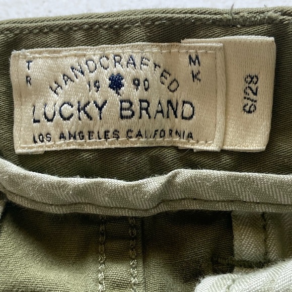 Lucky Brand Sienna Chino Metal Side Detail Sz 6/28 - Picture 9 of 9